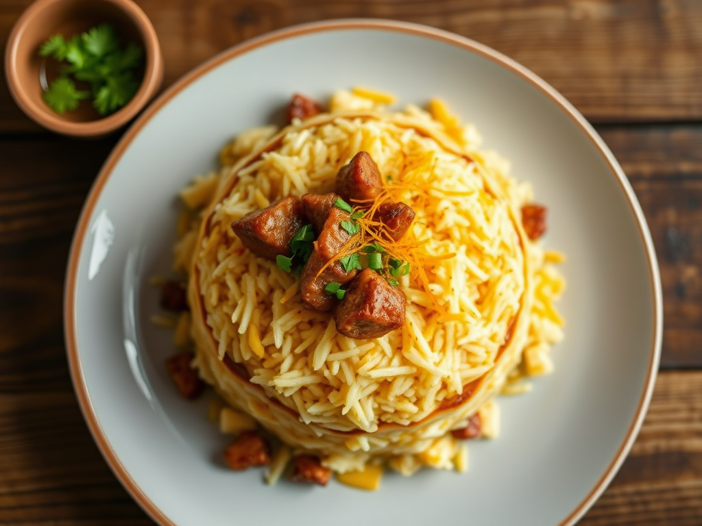 Бирьяни быстрый вариант с овощами