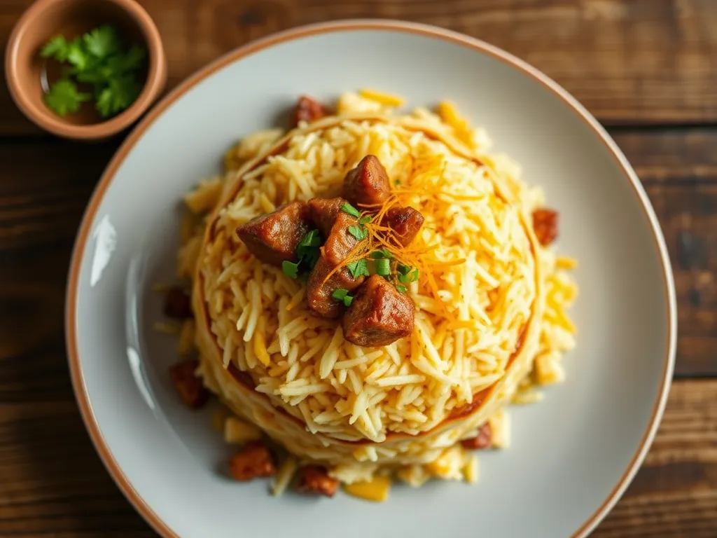 Бирьяни быстрый вариант с овощами