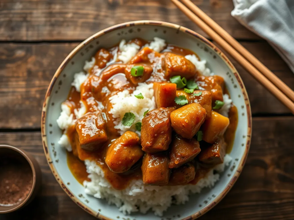 Карри с рисом по-домашнему с овощами