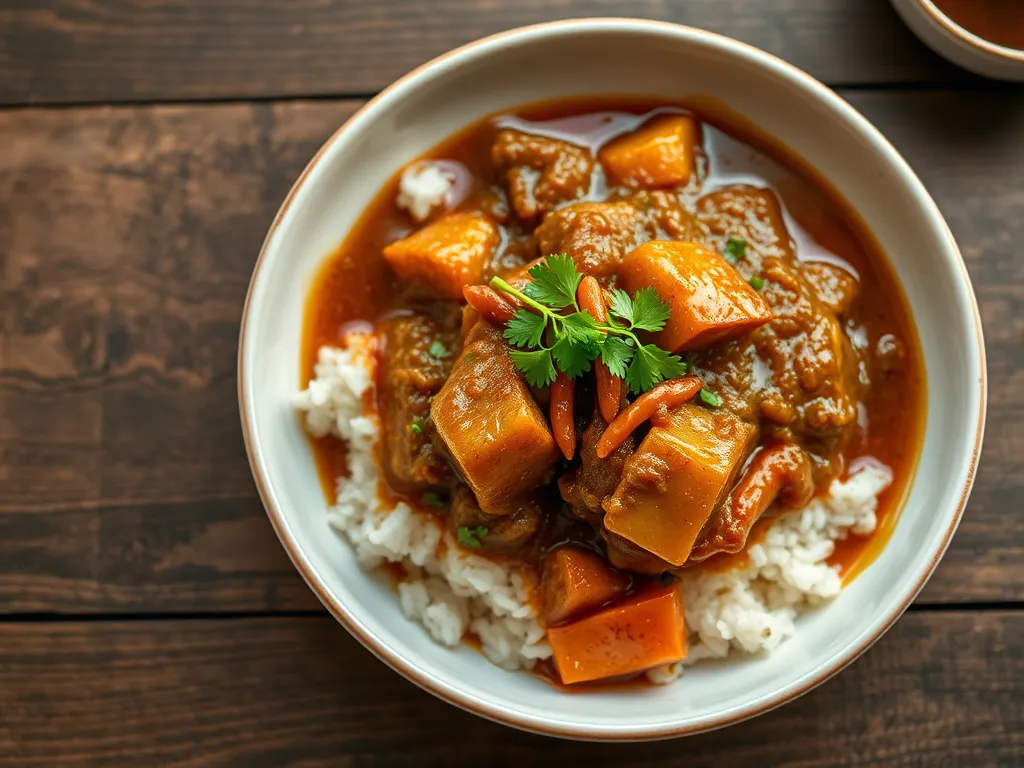 Карри с рисом на каждый день с овощами