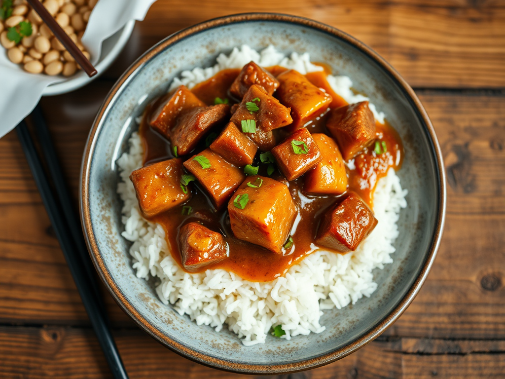 Карри с рисом по-домашнему с креветками