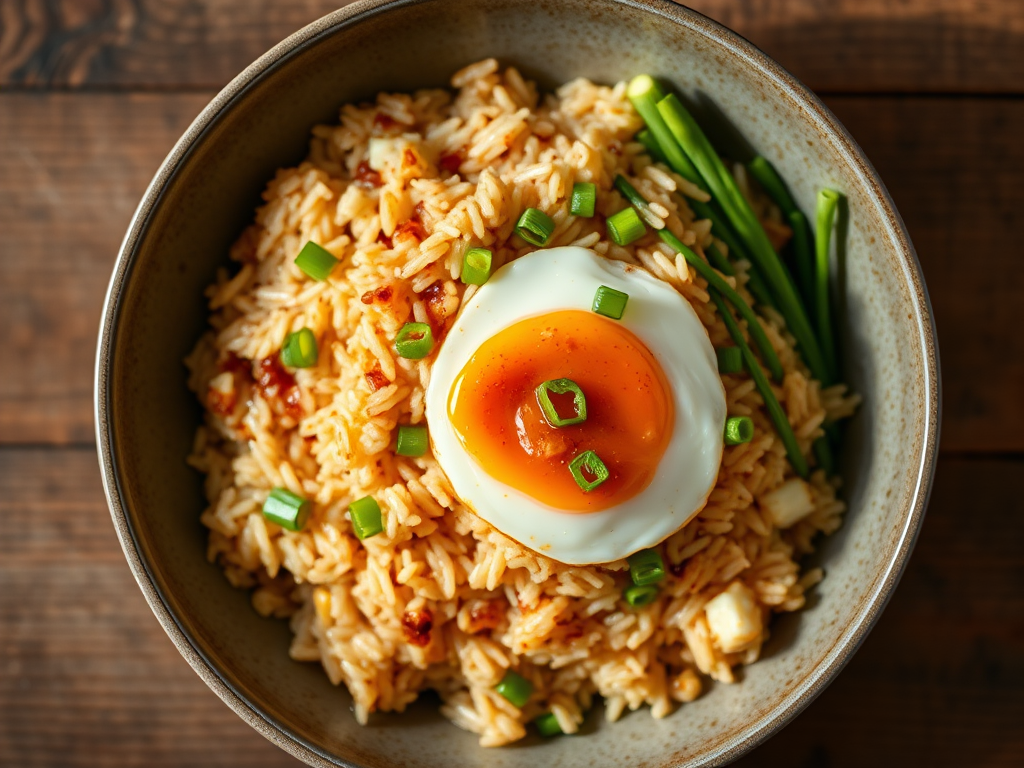 Жареный рис с лимоном с овощами семейная версия