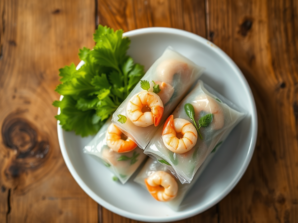 Спринг-роллы в лаваше с лимоном с овощами