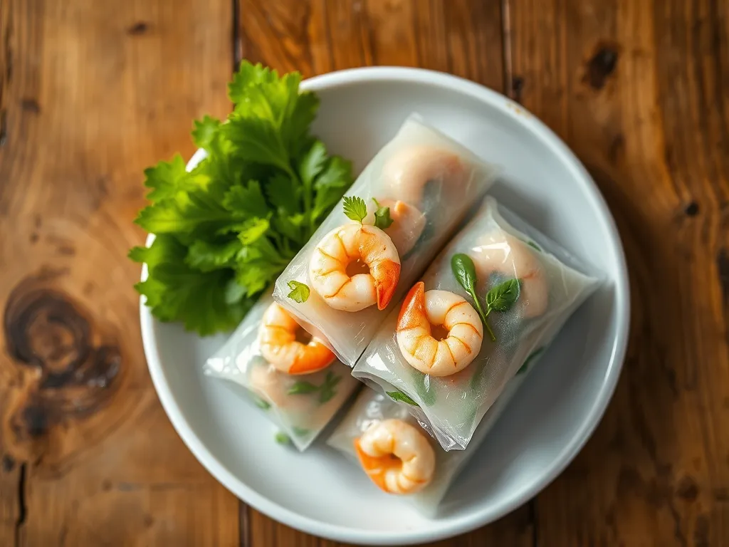 Спринг-роллы в лаваше с лимоном с овощами