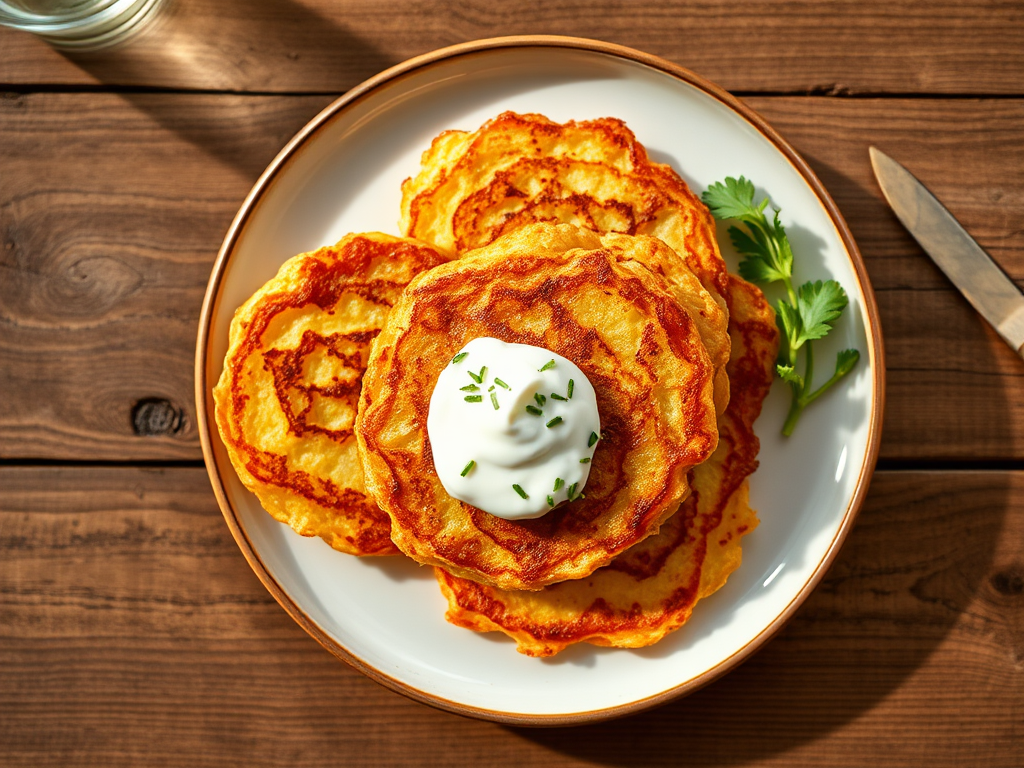 Драники картофельный вариант с овощами