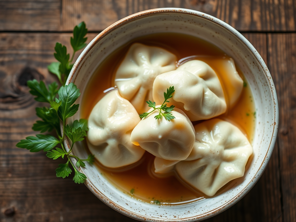 Пельмени в бульоне на каждый день