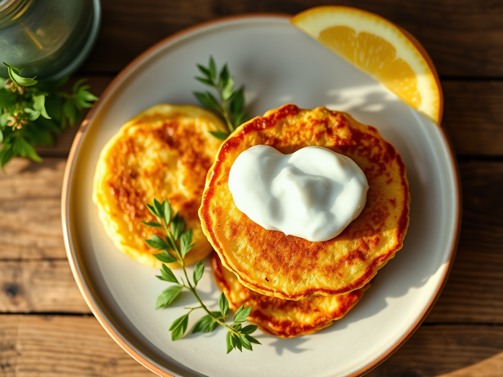 Сырники без спешки с бананом