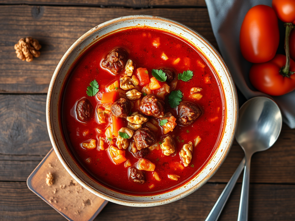 Харчо для семьи с куриным бедром