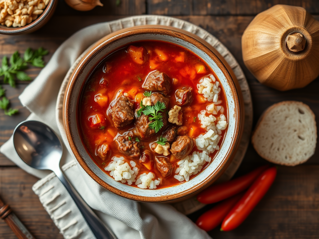 Харчо быстрый вариант с овощами