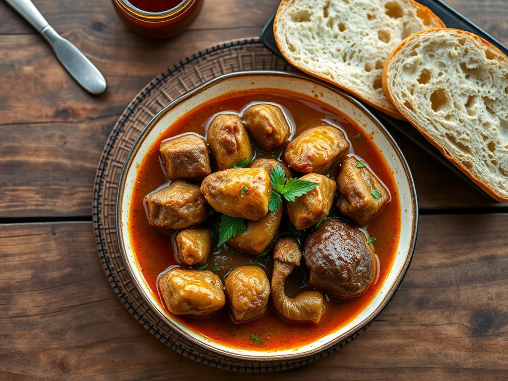 Куырдак в казанном стиле с куриным бедром
