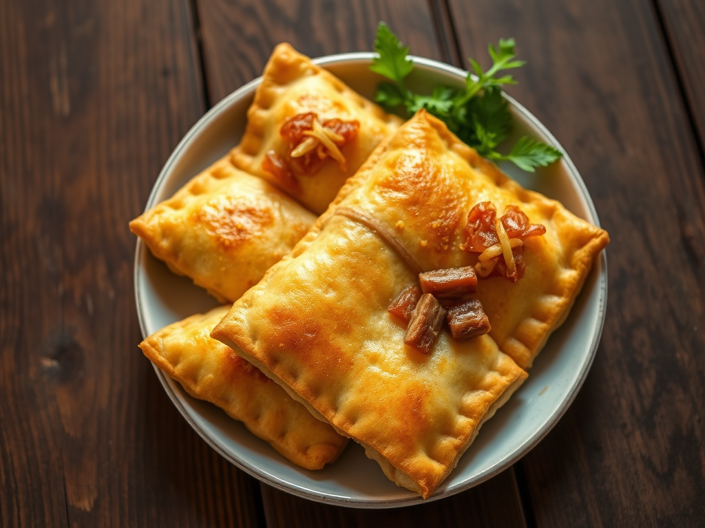 Самса по-домашнему с овощами
