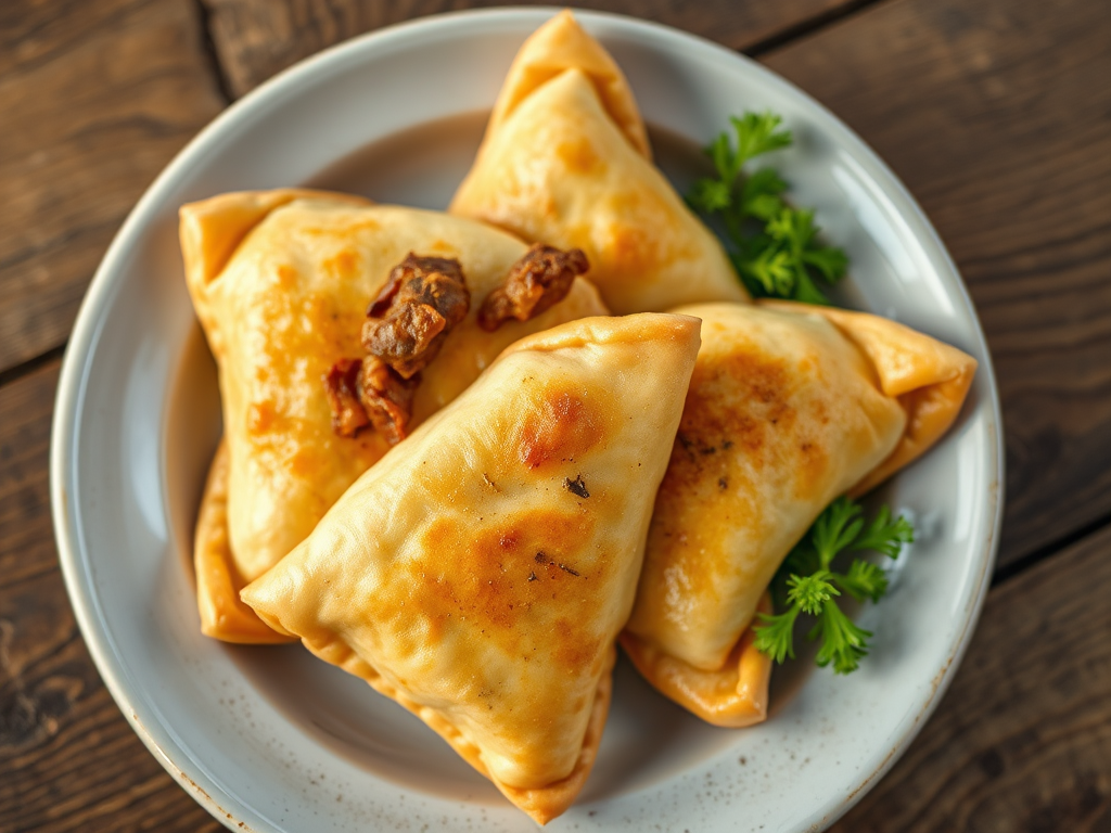 Самса быстрый вариант с овощами