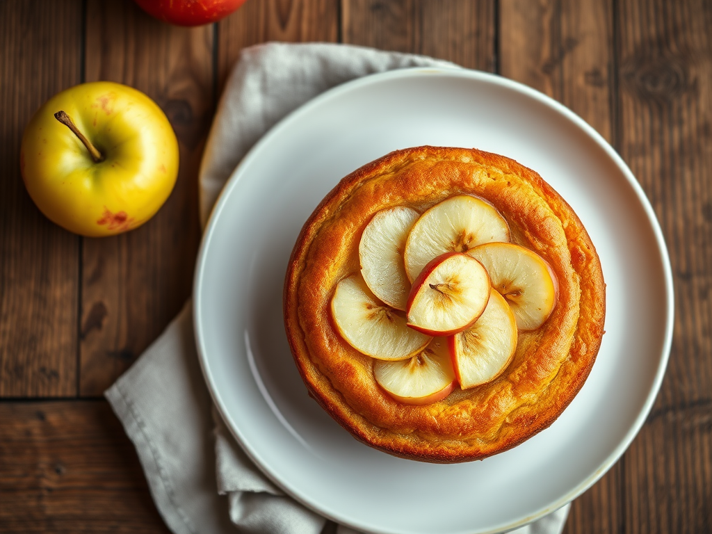 Шарлотка с яблоками