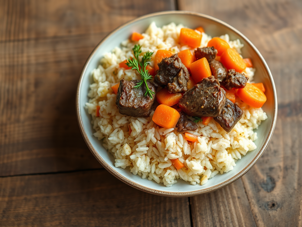 Арабский рисовый пилав сытная версия с куриным бедром