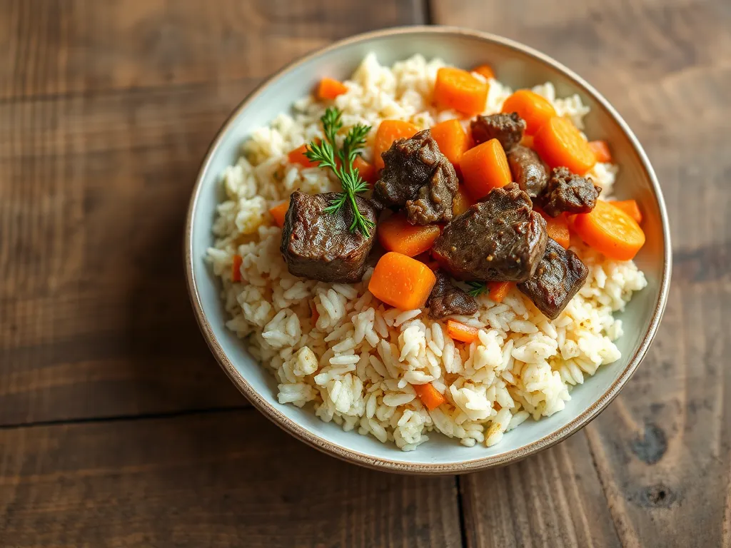 Арабский рисовый пилав сытная версия с куриным бедром