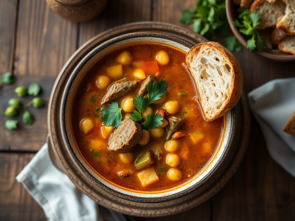 Турецкая чорба сытная версия с овощами