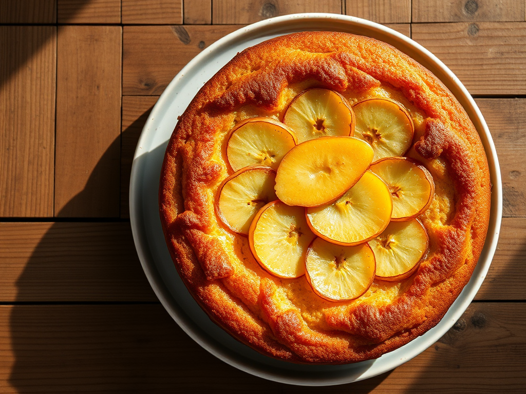 Шарлотка с шоколадом и сметаной