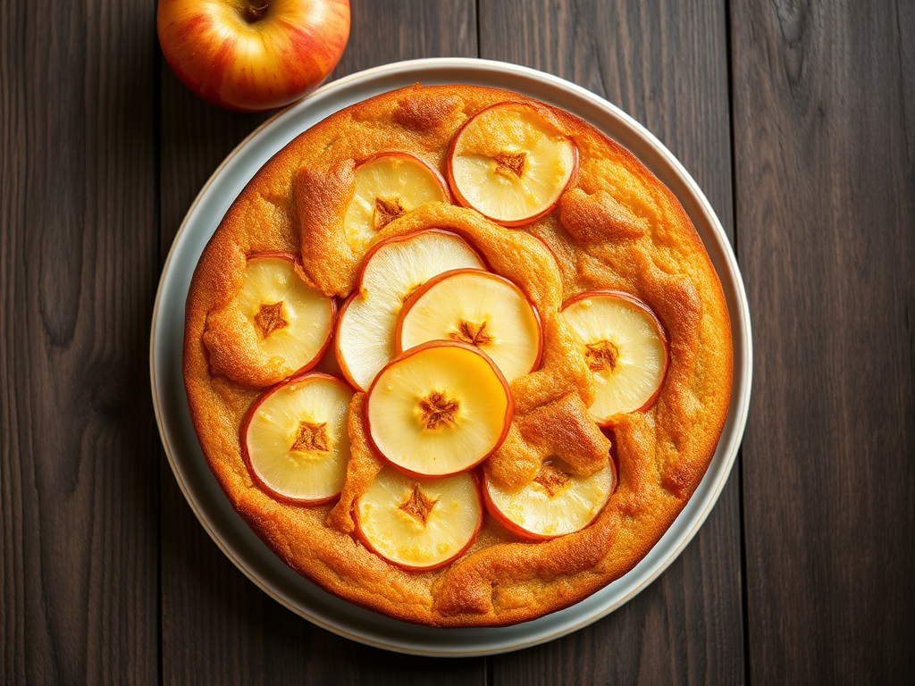 Шарлотка с гранолой и шоколадом