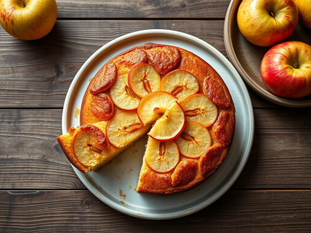 Шарлотка с лимоном и творогом