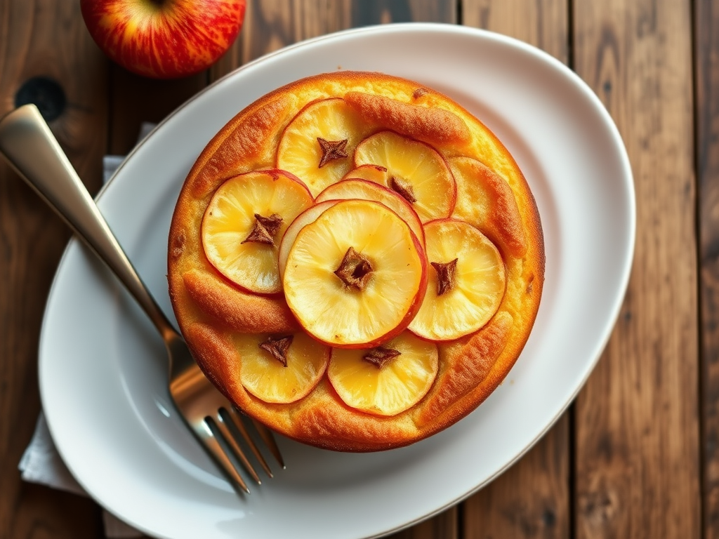 Шарлотка с лимоном и мёдом