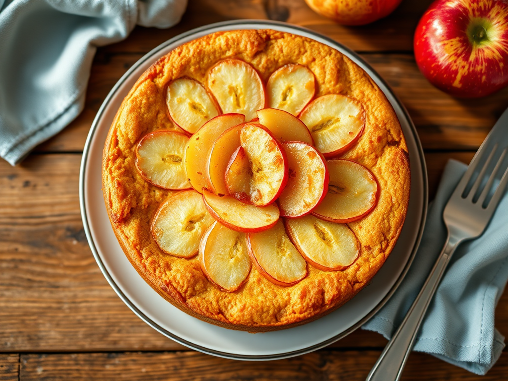 Шарлотка с лимоном и йогуртом