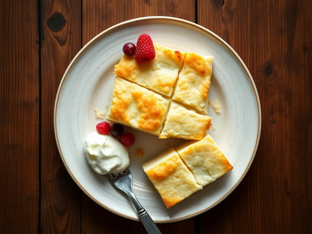 Творожная запеканка с яблоками и мёдом