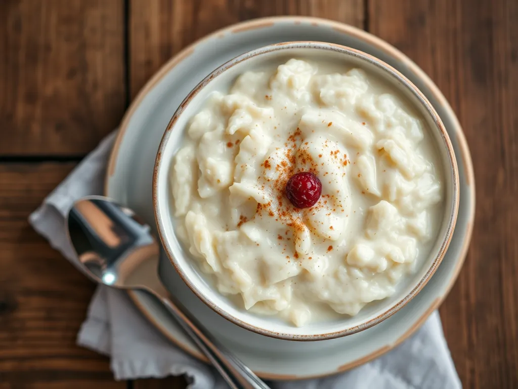 Рисовый пудинг с шоколадом и овсянкой