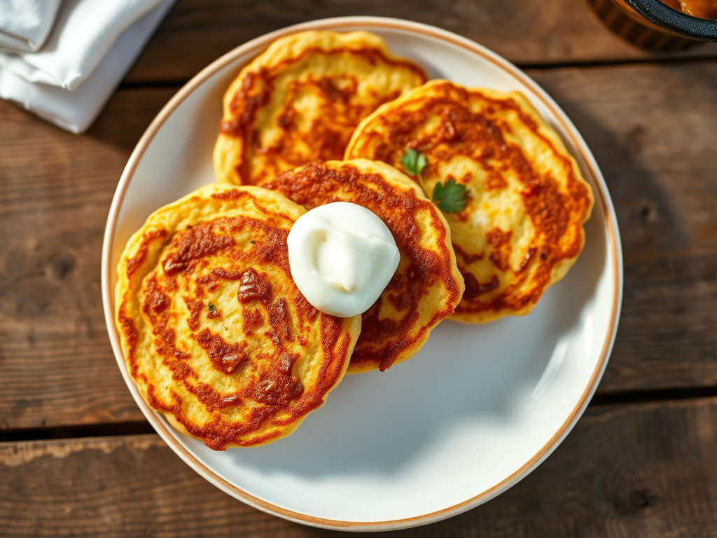 Сладкие сырники с яблоками