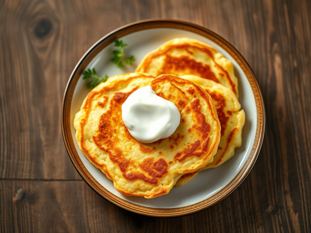 Сладкие сырники с яблоком и лимоном