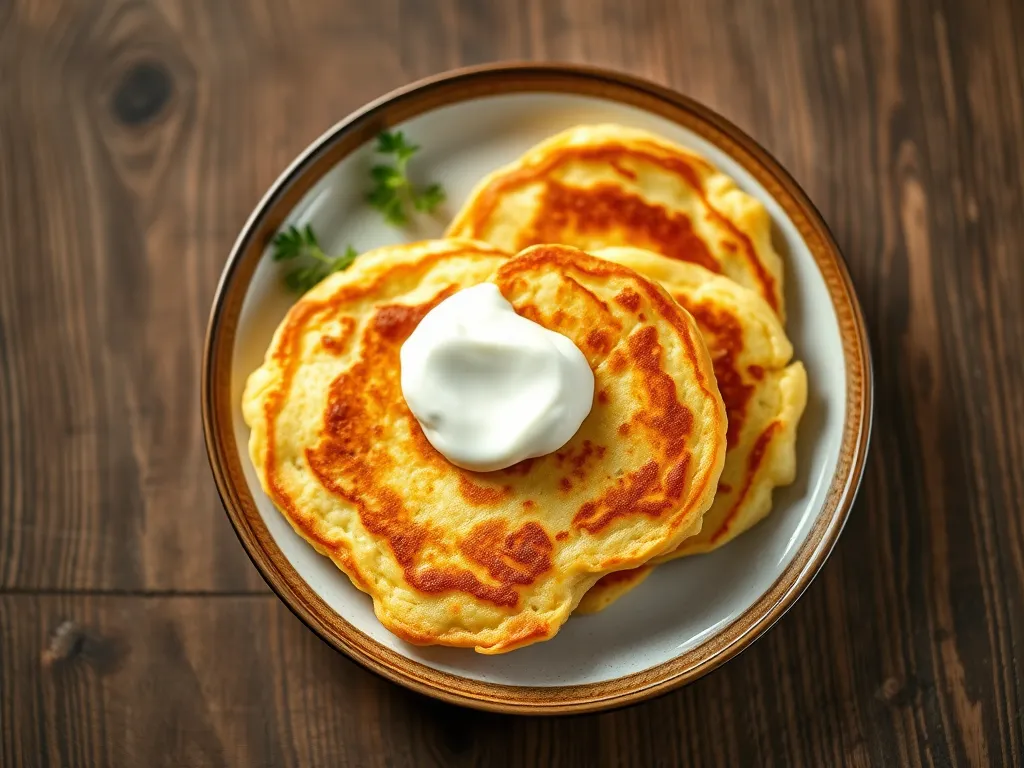 Сладкие сырники с яблоком и лимоном