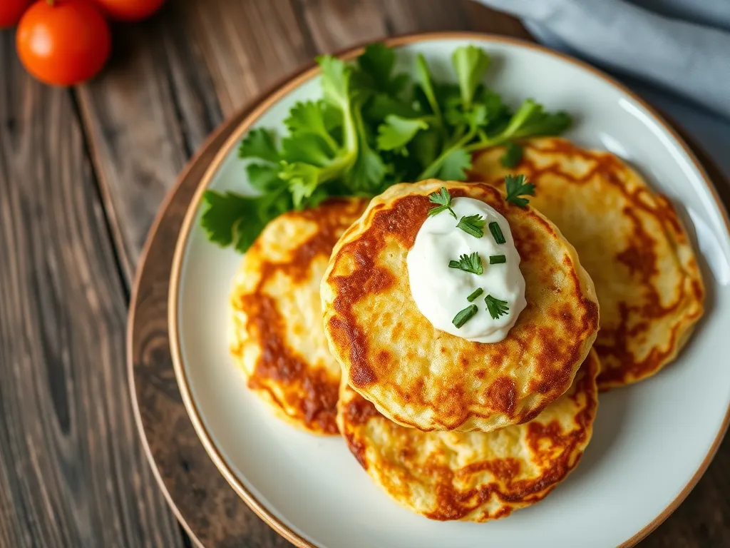 Сладкие сырники с бананом и лимоном