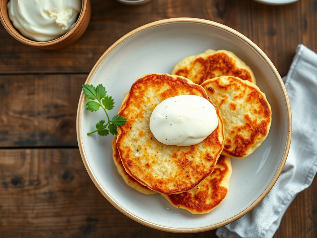 Сладкие сырники с гранолой и шоколадом