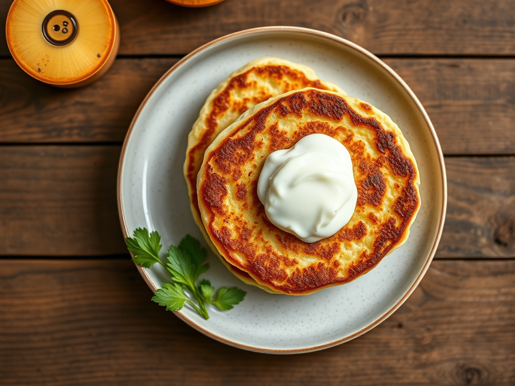 Сладкие сырники с лимоном и мёдом