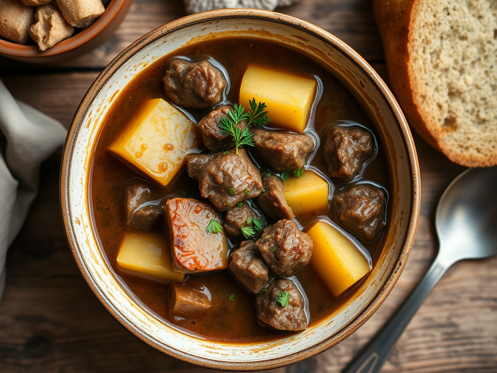 Говядина с картофелем — бюджетный вариант