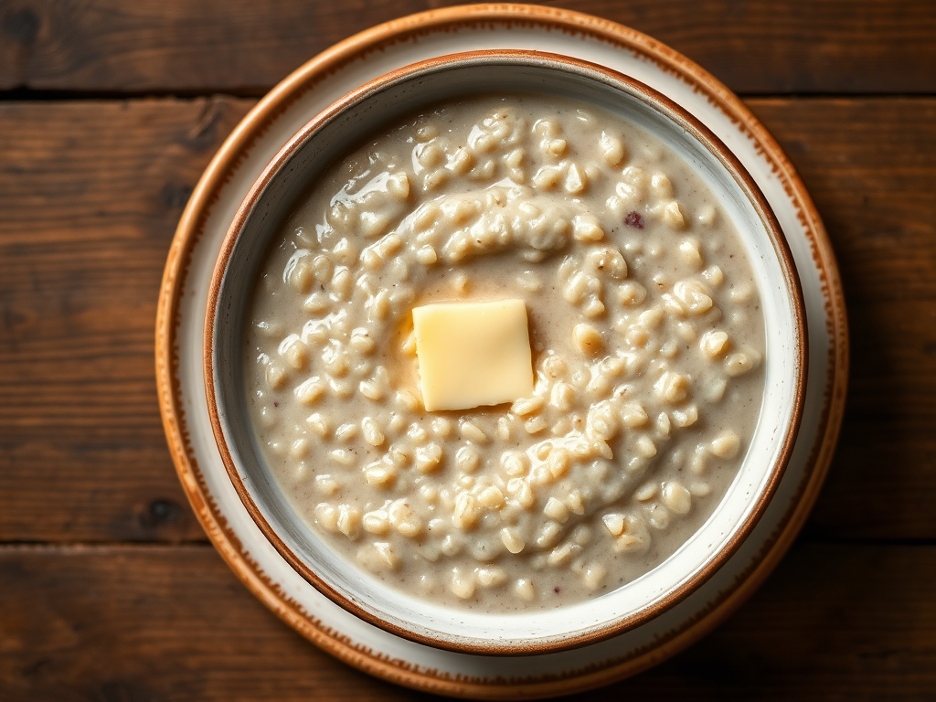 Гречневая каша с яблоком и гранолой