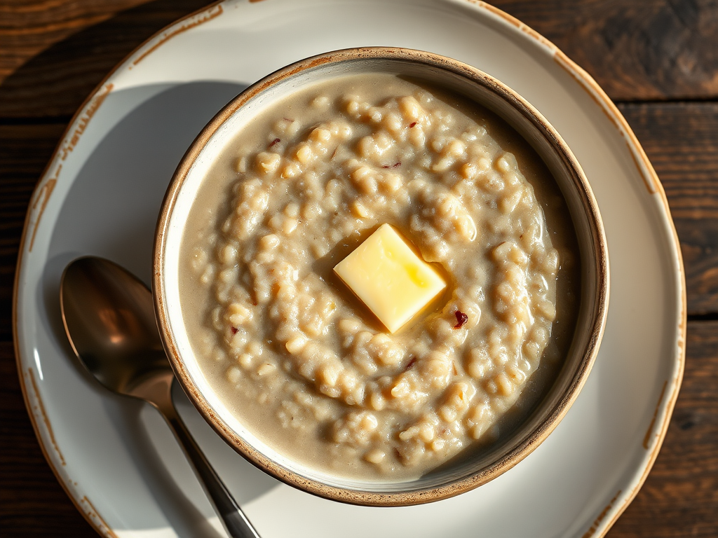 Гречневая каша с бананом и мёдом