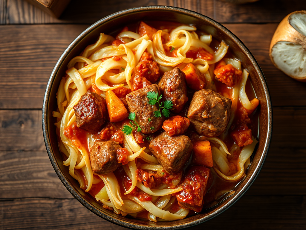 Капуста с мясом с капустой