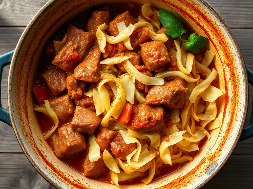 Капуста с мясом — для заготовки на завтра