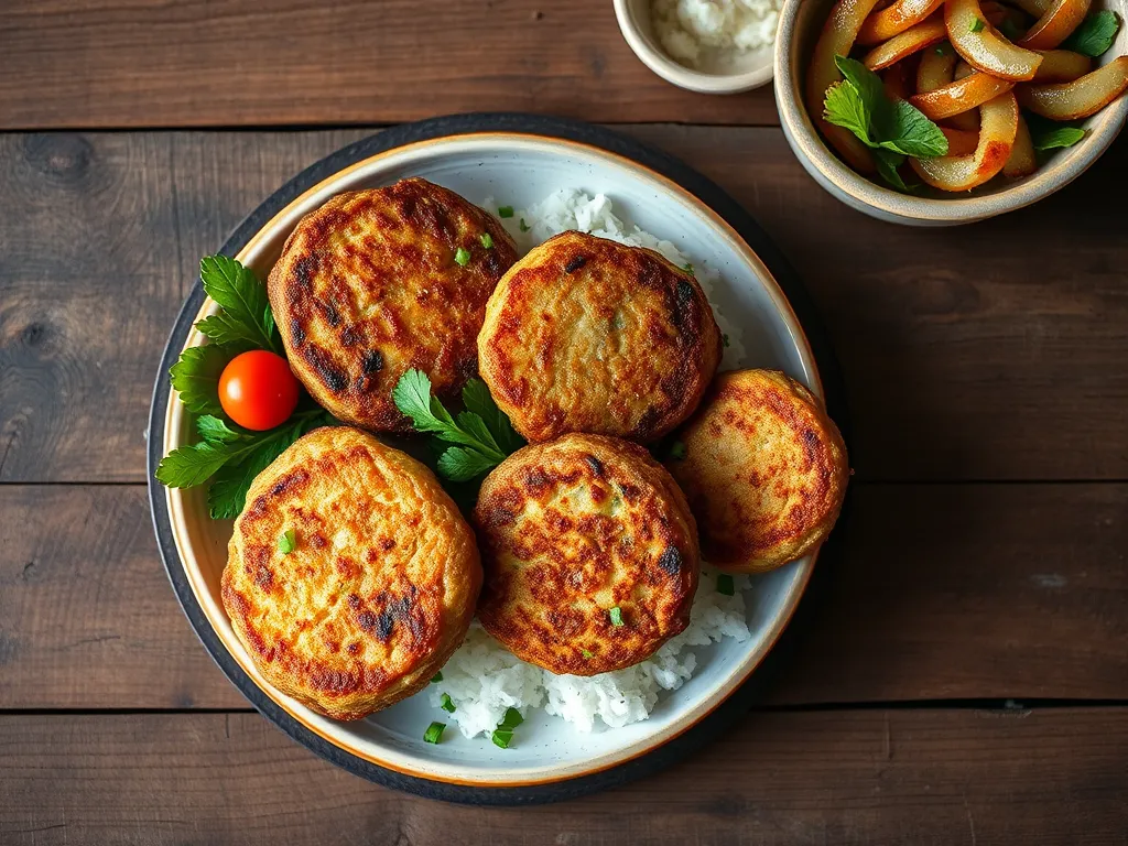Куриные котлеты с болгарским перцем