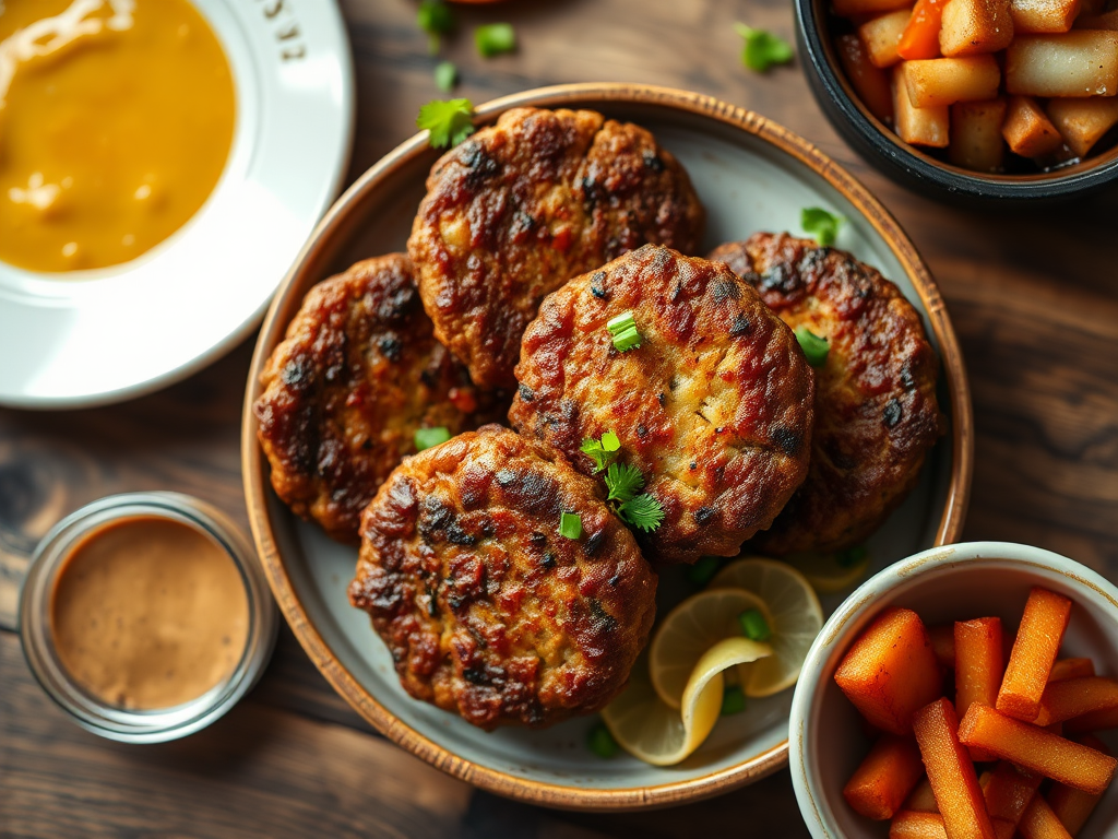 Куриные котлеты с хрустящей крошкой