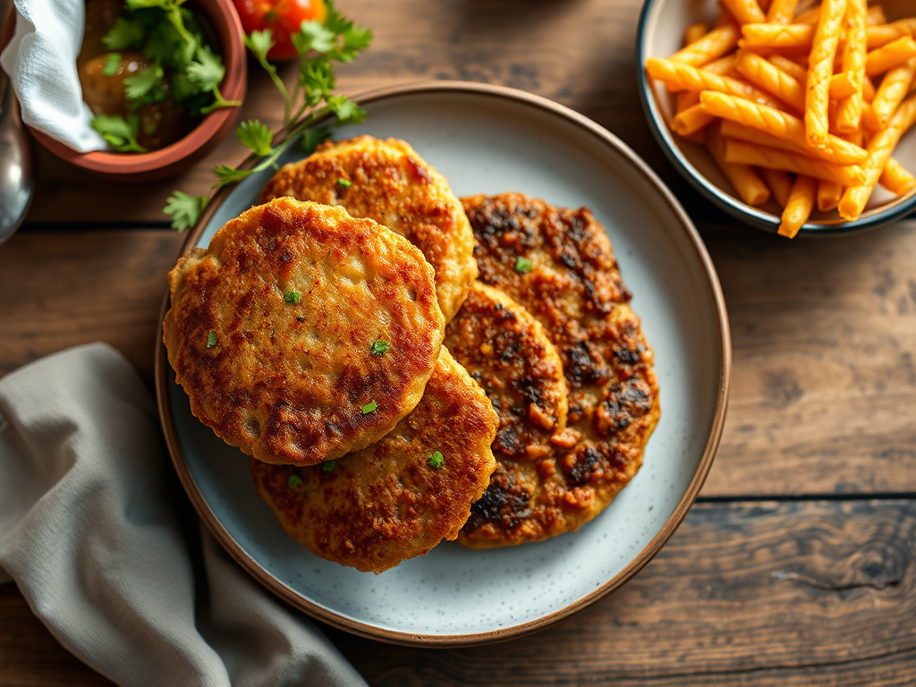 Куриные котлеты с капустой