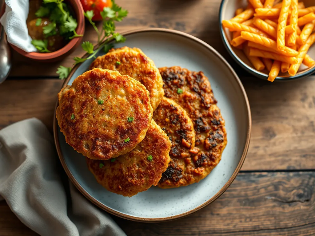 Куриные котлеты с капустой
