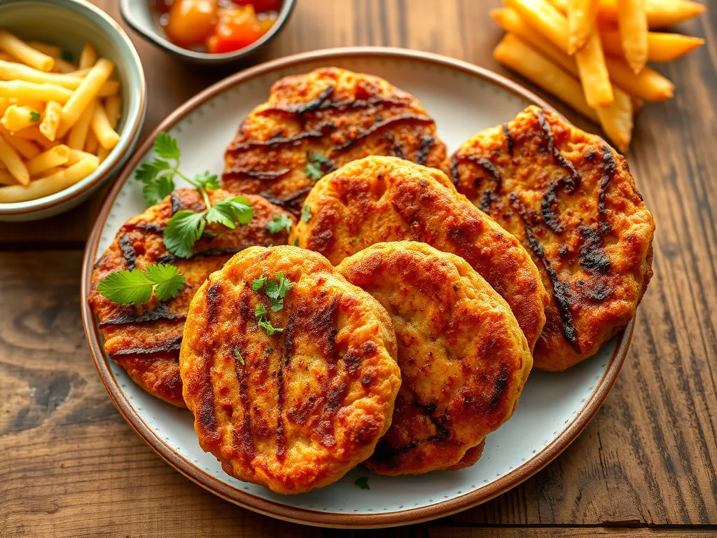Куриные котлеты с сыром