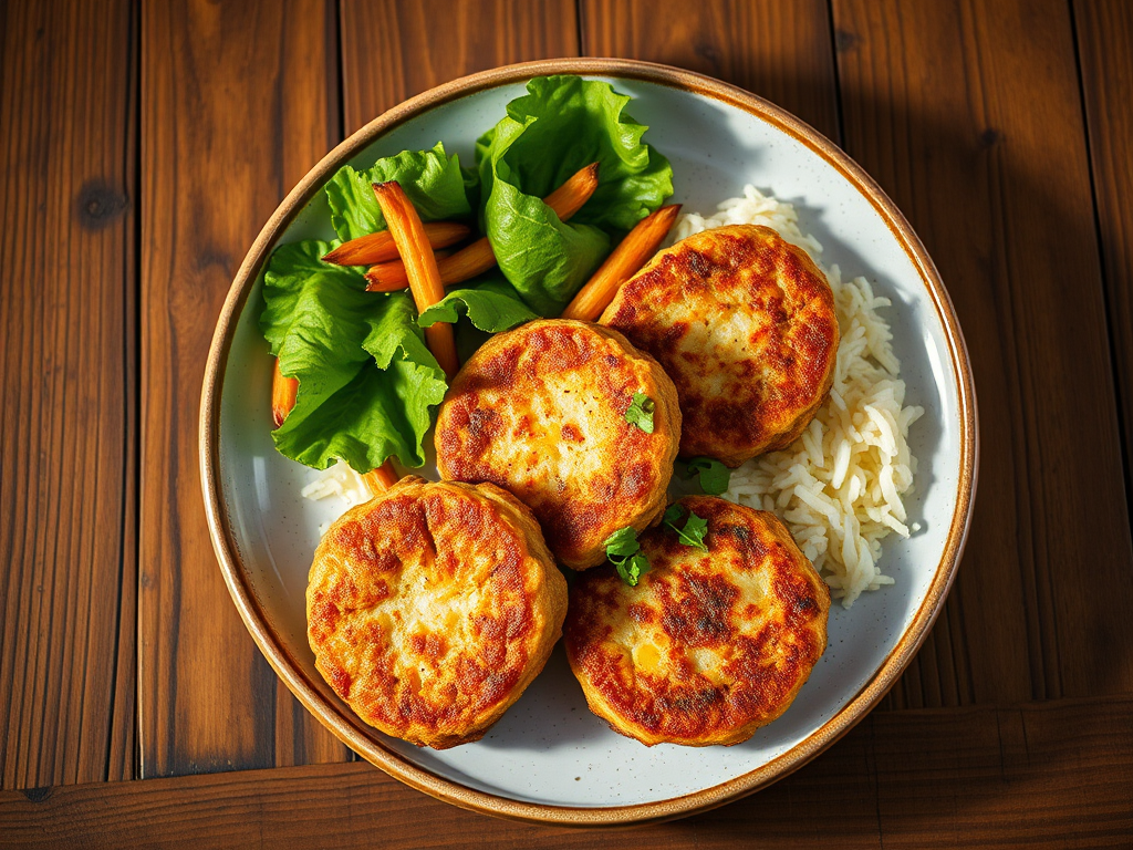 Куриные котлеты с петрушкой