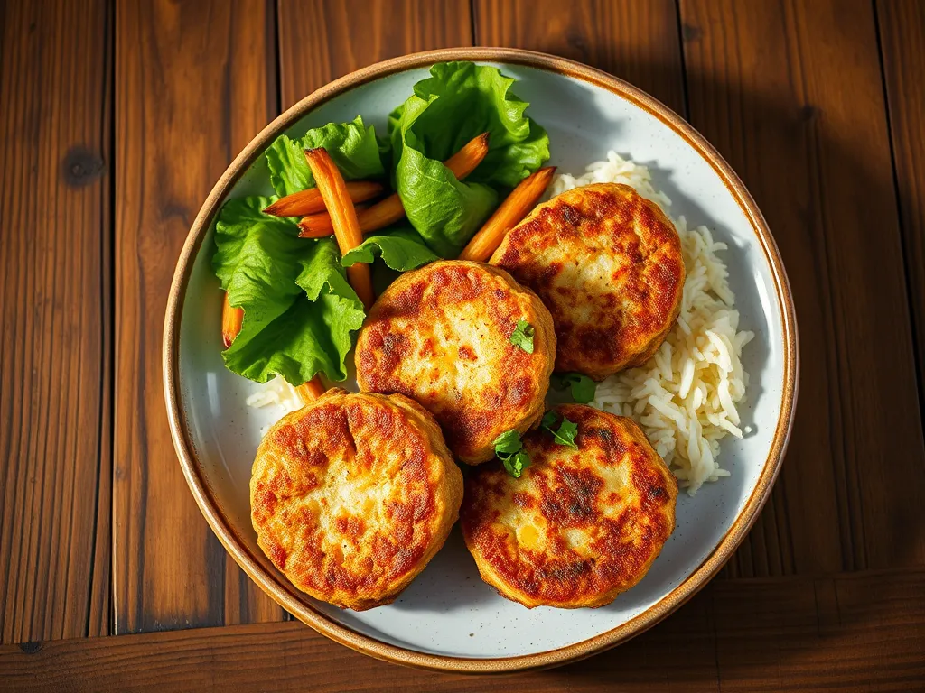 Куриные котлеты с петрушкой
