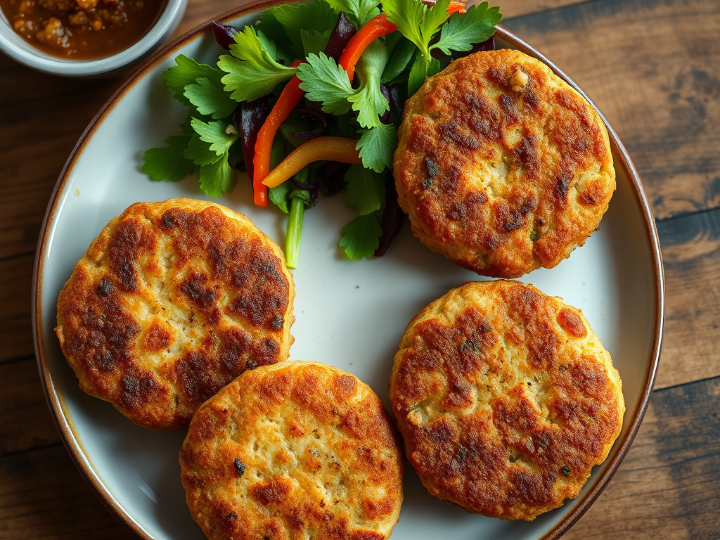 Куриные котлеты с соевым соусом