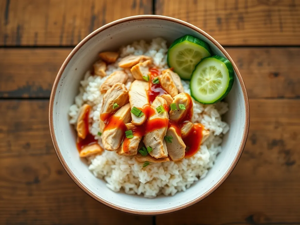 Куриная рисовая миска по-домашнему