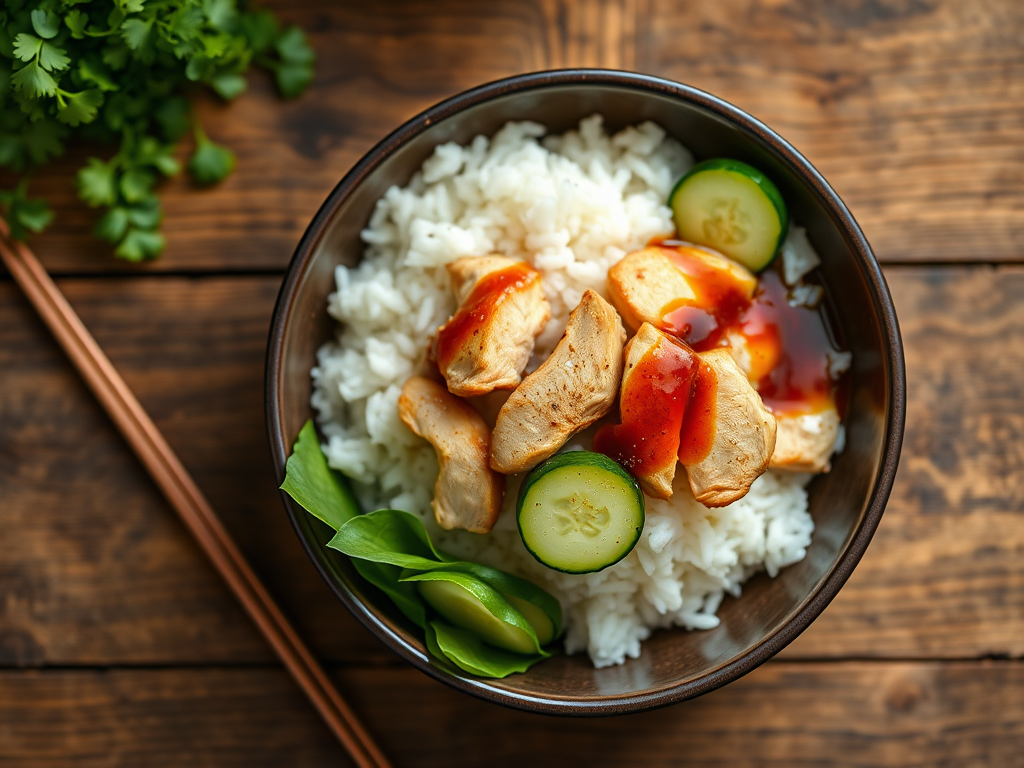 Куриная рисовая миска — для выходного дня