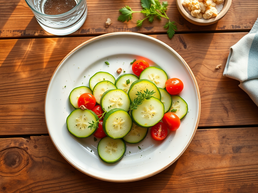 Огуречная закуска — классический вариант