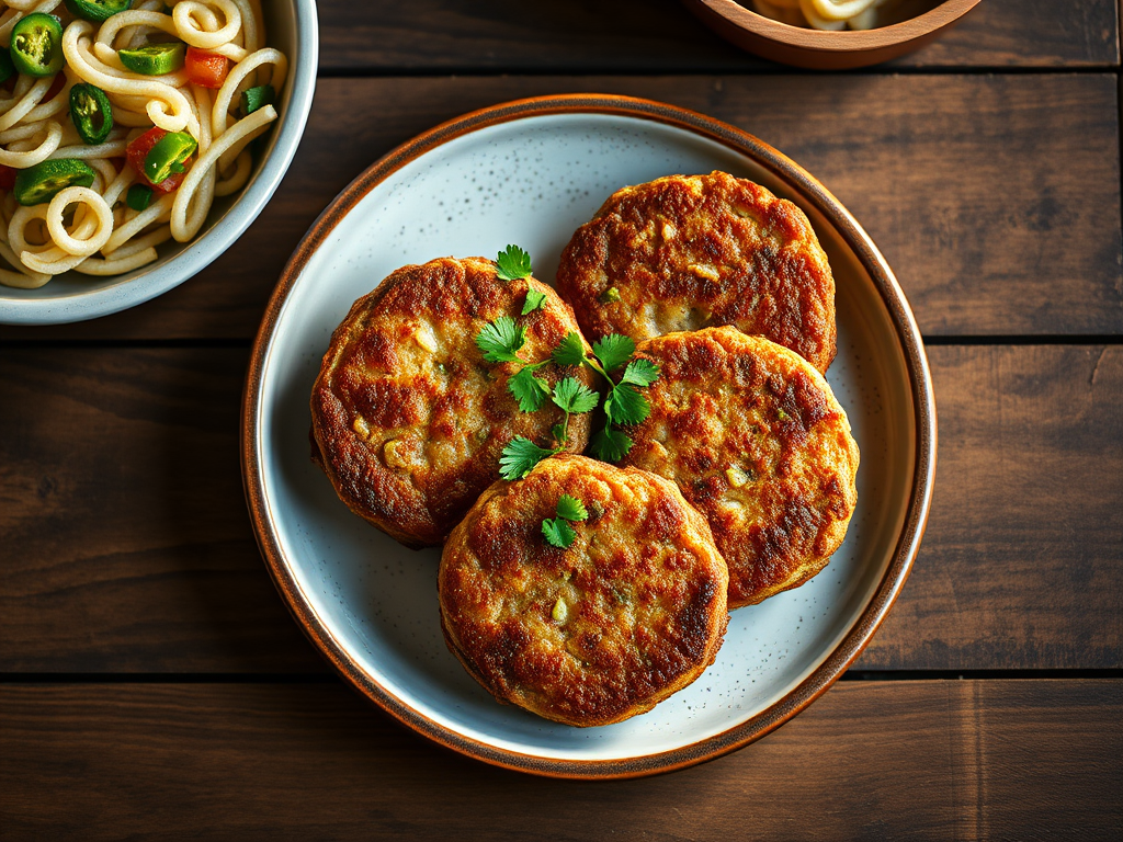 Рыбные котлеты с капустой